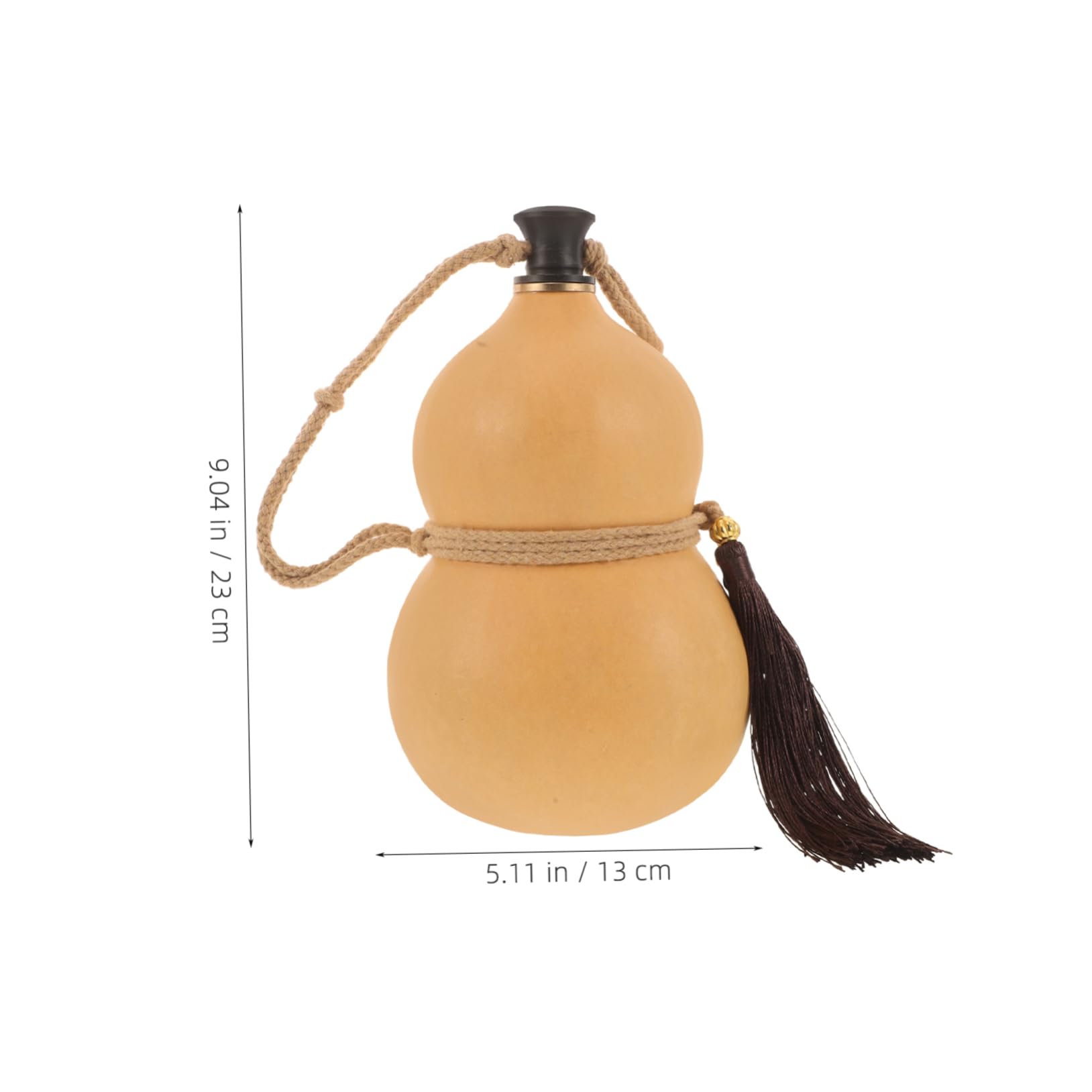 COLLBATH Kürbisförmige Wasserflasche mit Korken Einfach zu Reinigen und Gießen Antikes Design für Riegel und Restaurants als Dekorativer Trinkbehälter