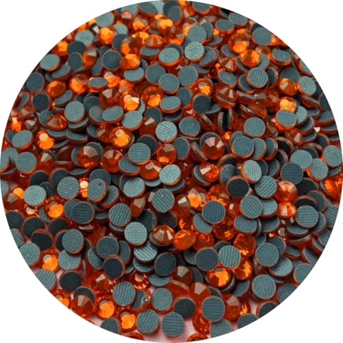 Diamantes hotfix redondos SS30 con brillo facetado superior 2