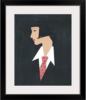 GREATBIGCANVAS Golden Age Gals III Black Framed Wall Art Print, Artwork