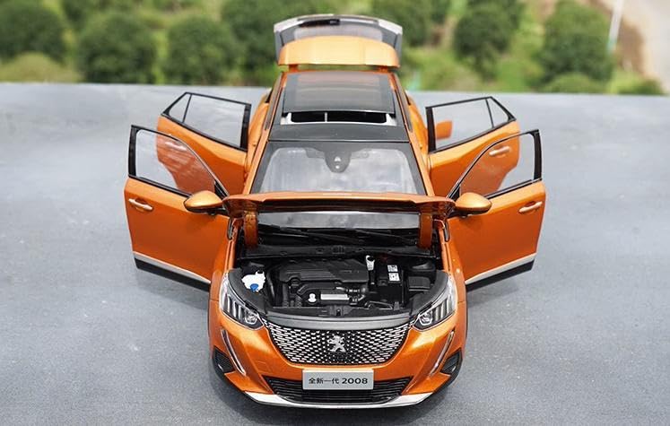 Amazon | ミニカー 1/18 プジョー PEUGEOT 2008 SUV オレンジ