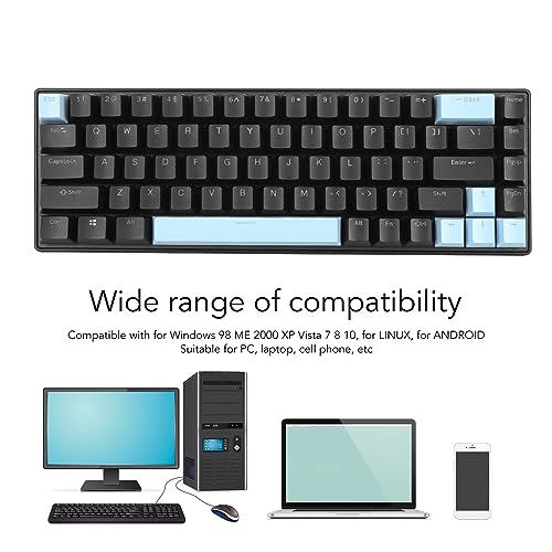 Teclado Gamer Mechanical Gaming Keyboard Compacto Cableado miniatura 7