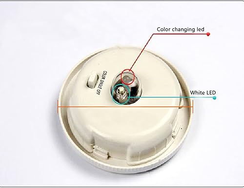 Miniatura 2 de Lxcom Lighting Bola de mosaico de vidrio que cambia de color, luces de fuegos artificiales 3D, bola de globo grande, decorativa, impermeable, luz