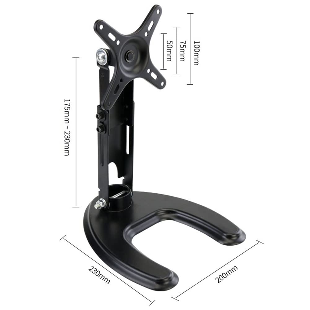 Waterproof Folding Monitor Base Display Regolabile Altezza regolabile Verro a rotazione universale Desktop Alluminio Staffa for Show 15