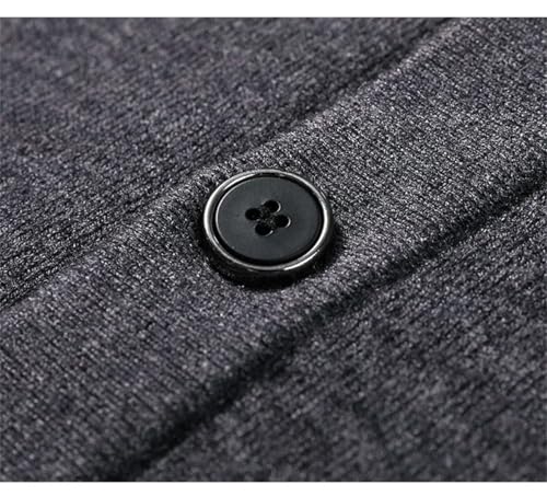 Middle-Aged And Elderly Men's Sweater Vest Dad's Knitted Thickened Casual Warm Cardigan Waistcoat3