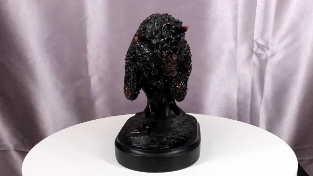 Estatua de Bisonte en Resina con Acabado Electrochapado en Bronce miniatura 7
