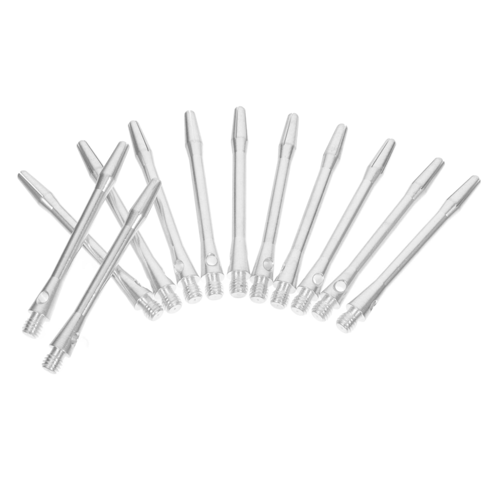 NAMOARLY 12pcs Aluminum Shafts Replacement Shafts for Steel Tip Aluminum Barrel Flights for