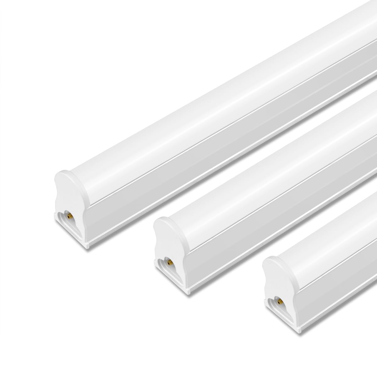 HOGJIM Jiaxu lighting 3pcs AC220V/110V T5 Tube LED Lamp T5 light Bulbs 29cm 57cm 6W 10W LED LED Fluorescent Tube For Home Kitchen Cabinet lighting Household bulbs (Color : 6W White)