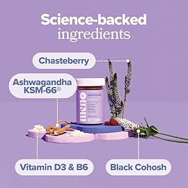 O Positiv MENO Gummies for Menopause, 30 Servings (Pack of 3) - Hormone-Free Supplements for Women with Black Cohosh & Ashwagandha KSM-66 - Helps Alleviate Hot Flashes, Night Sweats, & Mood Swings