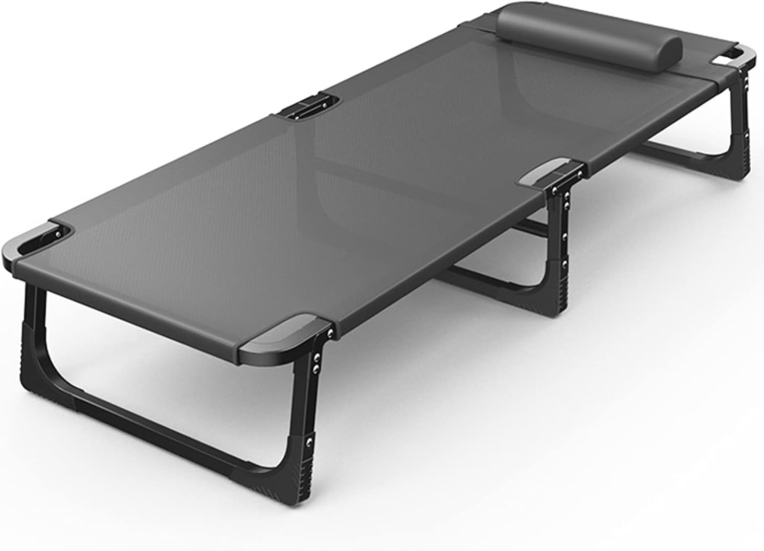 Folding Camping Bed Portable Adjustable Cots Heavy Duty Strong Stable ​for Travel Hiking Garden Home Load 280KG,B