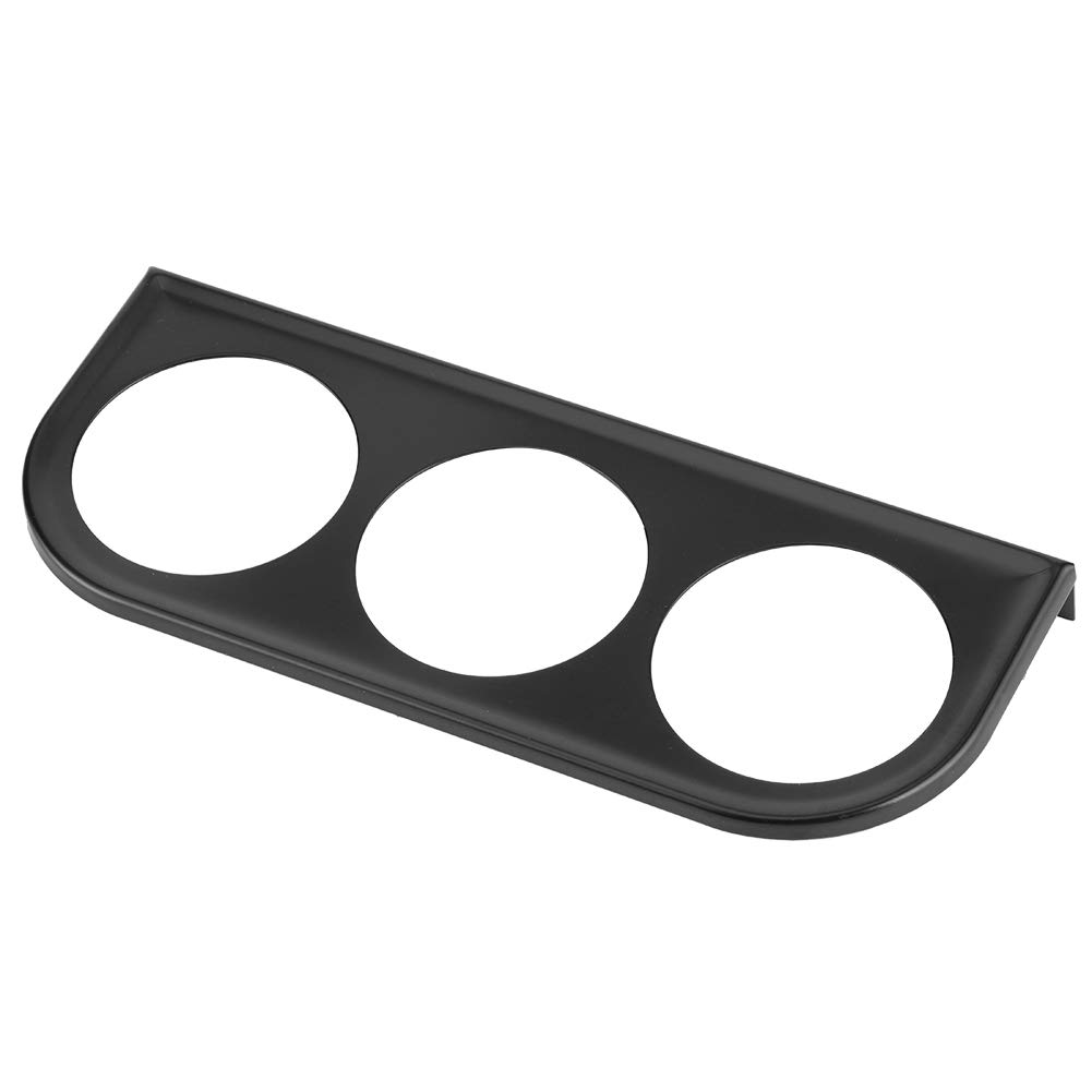 TOPINCN Supporto per misuratore da cruscotto, Staffa di Montaggio a Triplo Calibro affidabile da 52 mm/2 Pollici Robusta per Auto(Nero)