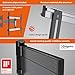 Vogel's Thin 546 Full-Motion OLED TV Wall Mount for 40-65 inch TVs | Swivels up to 180º | Max. 66 lbs (30 kg) | Max. VESA 400x400 | Ultra Slim TV Wall Mount | TÜV Certified