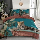 Parure de Lit 3D Thème Animaux - Transformez la chambre de votre enfant en un véritable univers animalier grâce à ce set de lit 3D en double face. Chaque détail des motifs Baignoire Léopard Cactus prend vie avec des et des dessins captivants, Les enfants être entourés de leurs animaux préférés, stimulant leur imagination et les accompagnant dans un monde de rêves doux et sécurisants. Ce set apporte à la chambre rendant l’espace à la fois ludique et inspirant.