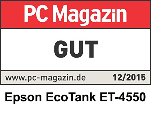 Epson EcoTank ET-4550 4-in-1 inktstraal, multifunctioneel apparaat (printer, scanner, kopiëren, fax, ADF, WiFi, Ethernet… - Image 8