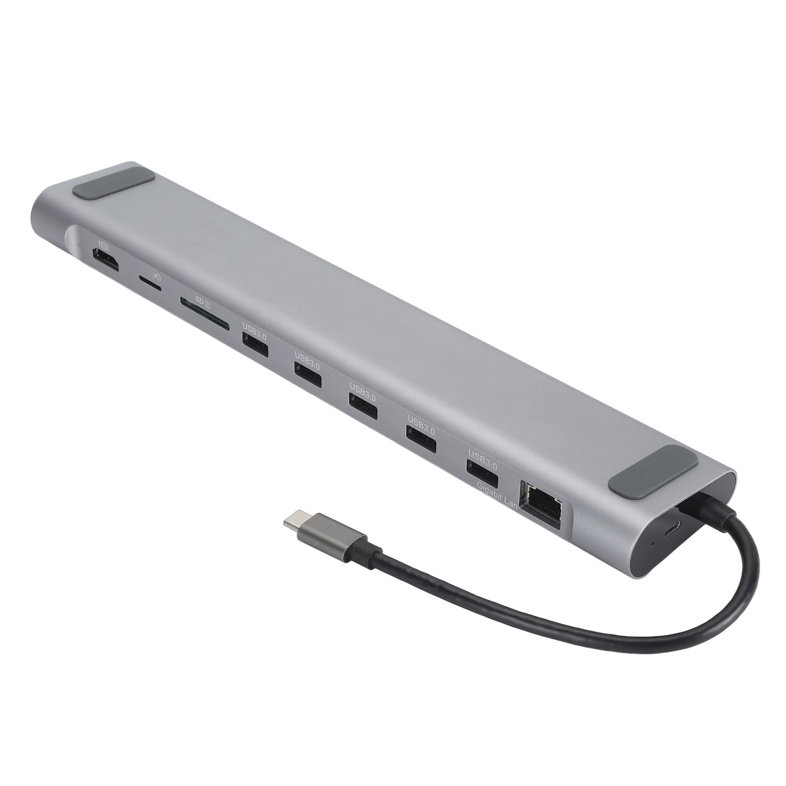 Adaptador Multipuerto 12 en 1 USB C Hub, Interfaz Multimedia 4K HD,
