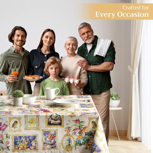 Maison-dHermine-Table-Cloth-Rectangle-Table-100-Cotton-Tablecloth-for-Dining-Room-Farmhouse-Home-Hotel-Parties-Wedding-Ideal-for-Easter-Decorations-Spring-Summer-Masterpiece-60-x-90 Maison dHermine Table Cloth Rectangle Table 100 Cotton Tablecloth for Dining Room Farmhouse Home Hotel Parties Wedding Ideal for Easter Decorations Spring Summer Masterpiece 60 x 90