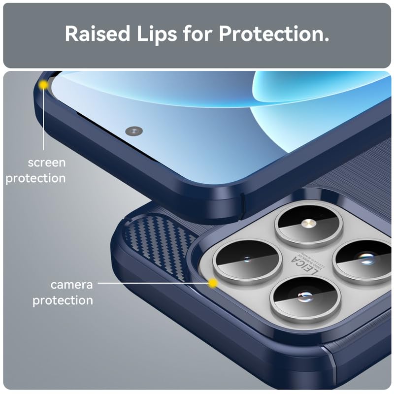 Image of Basic Case for Xiaomi 17 (Carbon Fibre Blue)