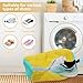 Xan Concept 2Pcs Shoe Washing Machine Bag,Cleaning Bag for All Shoe Types,Laundry Shoe Bag for Washer and Dryer (Yellow)
