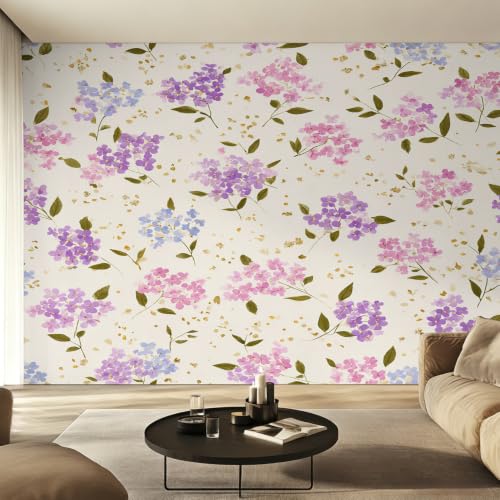 Papier Peint Fleur Rustique pour masquer et sublimer un mur