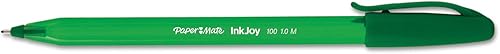 Miniatura 7 de Paper Mate InkJoy 100ST - Bolígrafos de punta media, tinta surtida, 8 unidades (paquete de 1) (1945932)