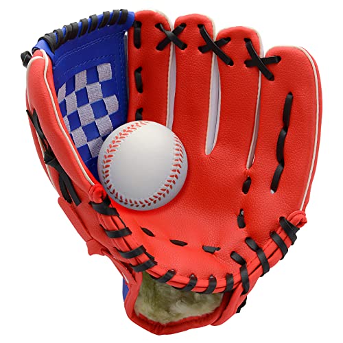Baseball Glove For Kids Youth Adult, Softball Glove 10.5''-12.5'' For Training And Beginner, Baseball Mitt Left Hand Glove, Right Hand Throw #TOP29