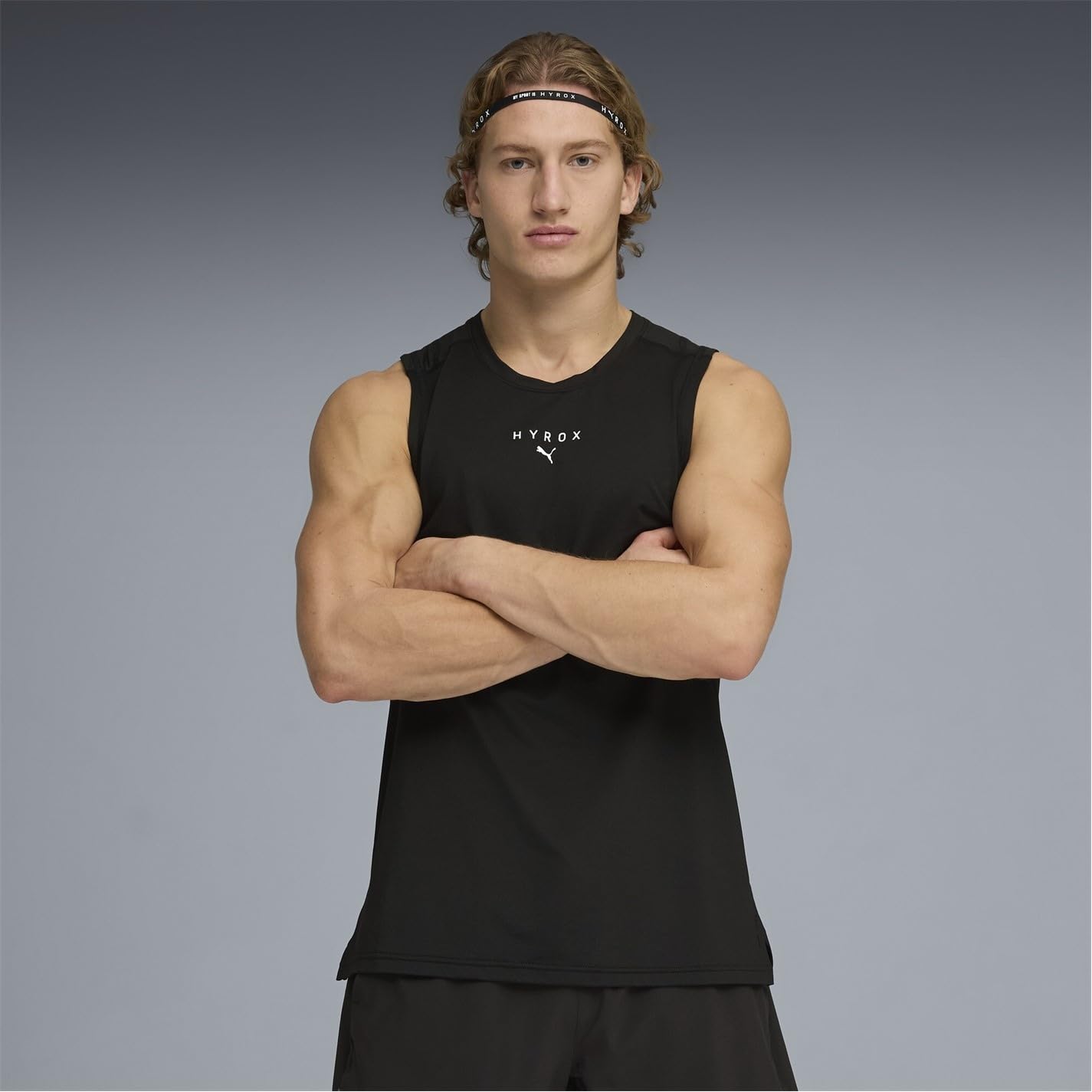 PUMA M PUMA X HYROX DRYELITE TRAINING TANK 528516 Sport Herren