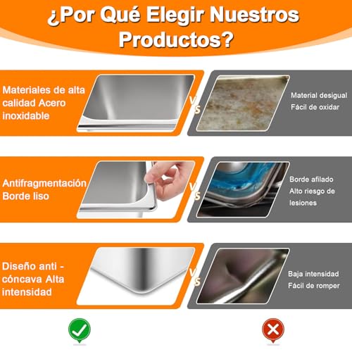 Charola de acero 9 Imagen adicional