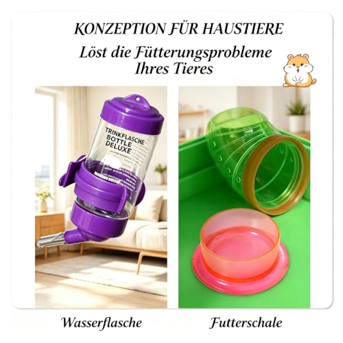 Hamsterkäfig Nagetierkäfig Kleintierkäfig 5-stöckiges Vertikales Habitat mit Zubehör Laufrad Leitern Tunnel grün für Hamster Gerbil Mäuse-5