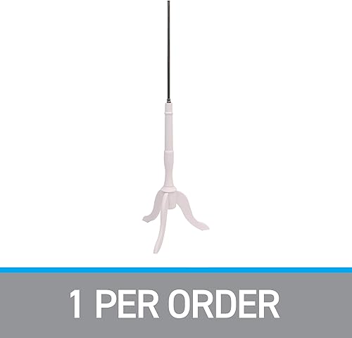 Miniatura 6 de SSWBasics Base de forma de modista de trípode de madera blanca