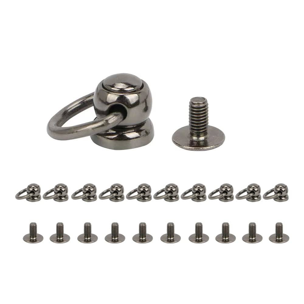 Amazon.co.jp: トチカン ネジ式 丸カン付き 360度回転 10組入り