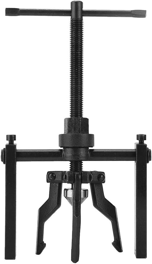 Qiilu Bearing Puller, 3 Jaw Pullers Set Bushing Gear Extractor Wheel Bearing Puller Heavy Duty Automotive Machine Tool Kit for Car SUV 220mm Long