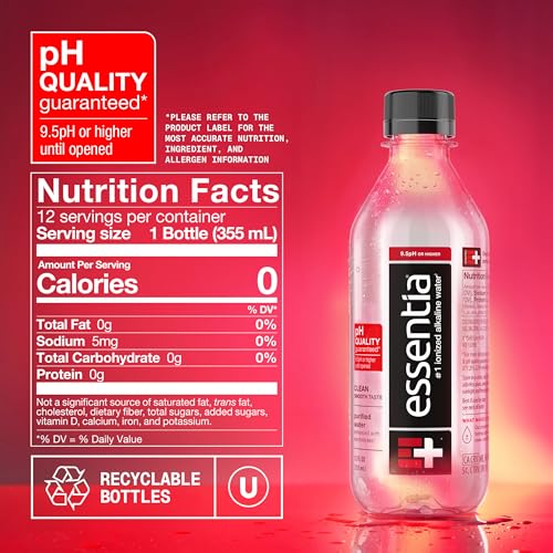 Image of Essentia Water, Water Ionized Alkaline, 12 Fl Oz, 12 Pack