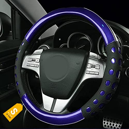Image of NIKAVI Fashion Steering Wheel Cover (Small- O)(36 cm) Blue