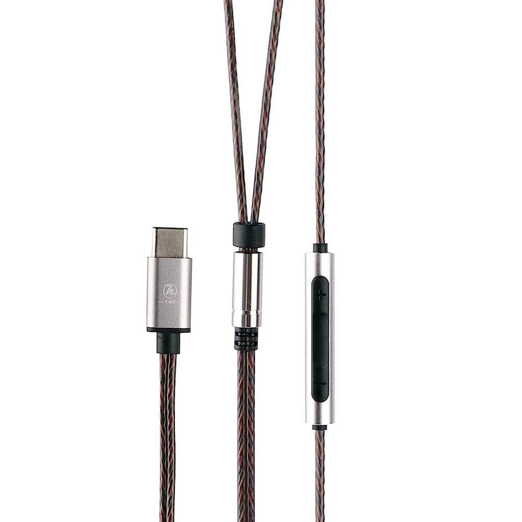 Concept Kart Salnotes Zero 0.78Mm Replacement Ofc Cable For In Ear Monitor Earphone With Type C & Mic | Compatible With Tin Hifi C3/T2/C2/P1 Max/T3 Plus/T1S/T2, Mech Warrior (Type C Mic), Copper-image-11