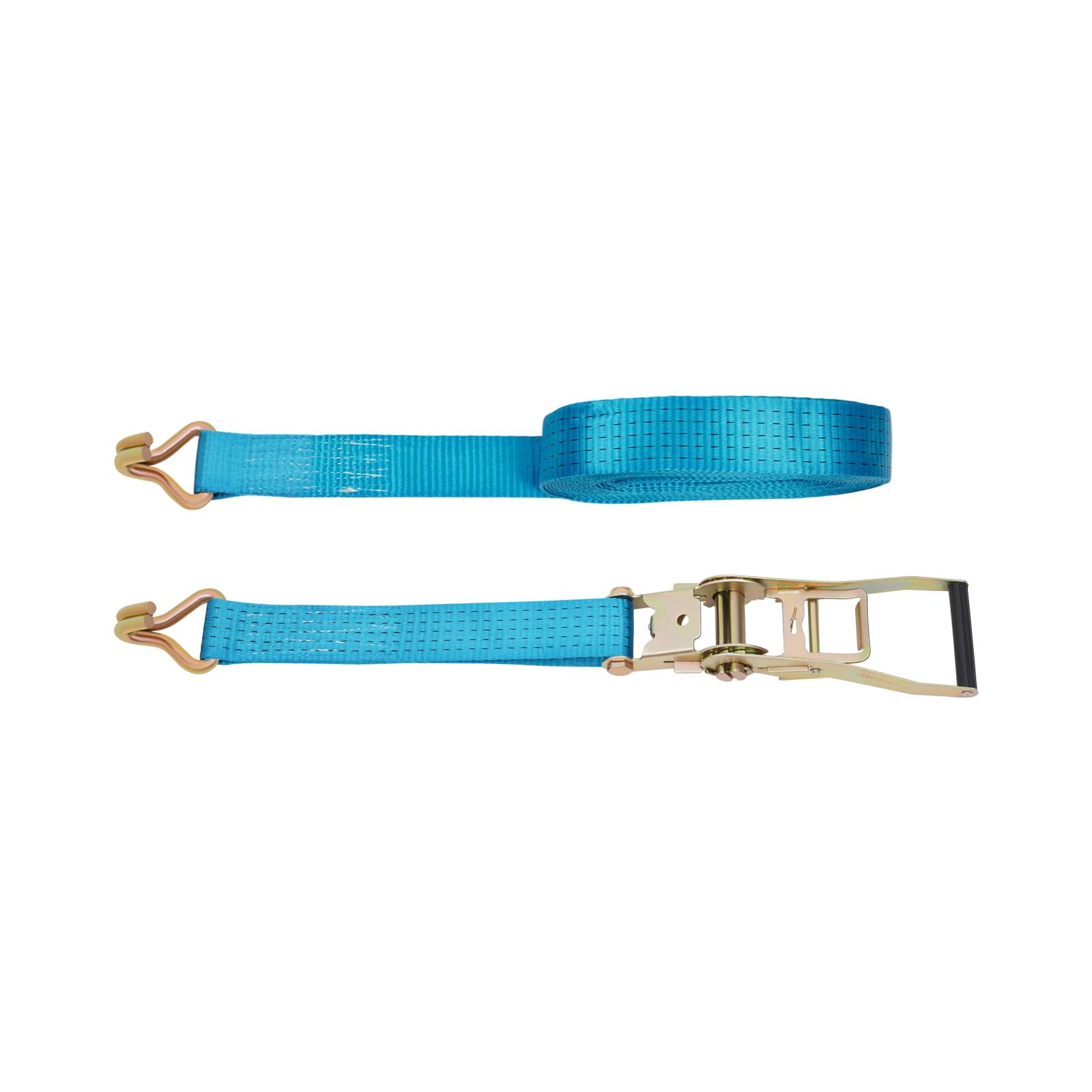 10 Stück Heavy Duty Leuchtendes Blau Ratschengurte 10m 5T 5cm, Zurrgurte mit Ratsche, aus Polyester und Stahl, J Haken zur Ladungssicherung,
