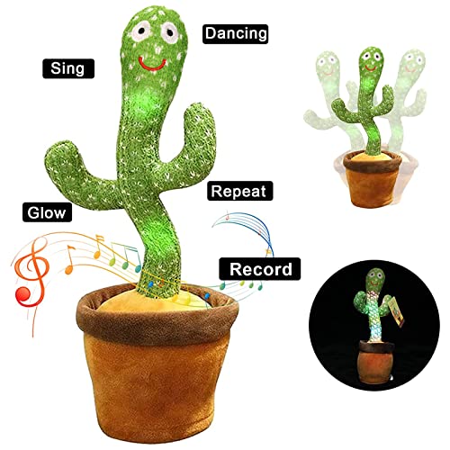 seOSTO Singing Dancing Cactus Toy Repeat What You Say - Image 2