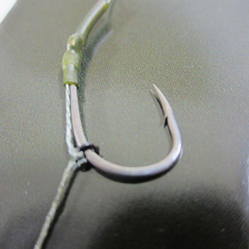 FTD - 3 x KORDA DF CARP RIGS tied to Soft N-Trap Coated Hooklength 15lb/6.8kg (BARBED) for Carp Fishing Selection (Contains Sizes 6, 8 & 10 Wide Gape Hooks) - includes 10 FTD Hooks to Nylon