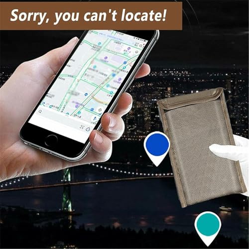 Funda antirradiación para móvil y bolsa Faraday gris con protección RFID y bloqueo de señal 5G 4