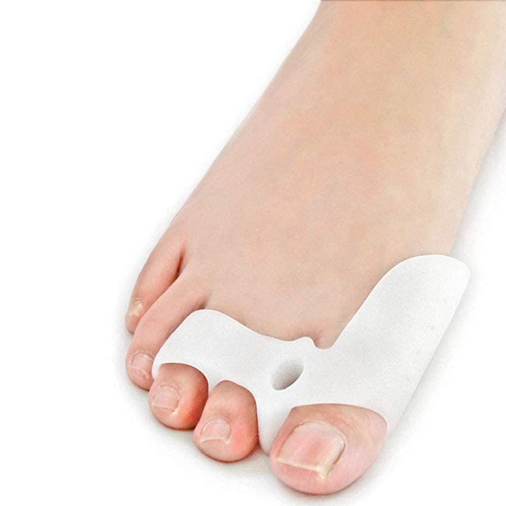 TILEZE Korrektur und Entlastung, Schienenpolster für Hallux Valgus, Großzehengelenk, Hammerzehe, Zehenspreizer, Abstandshalter, Glätteisen mit 2 Paaren