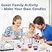 Complete Candle Making Kits for Adults Beginners, DIY Candle Making Supplies Include Soy Wax,Wax Melter,Scents,Dyes,Wicks,Wicks Sticker,Candle Tins & More-Full Candle Maker Set - Arts & Crafts Kits