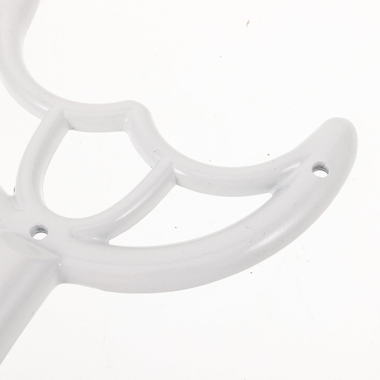 Mikinona Varilla de Cojinete para Ventilador de Techo, 5 Piezas de Soporte Metálico Blanco, Accesorio Resistente para Reparación y Recambio de Aspas, Suministro para Ventiladores