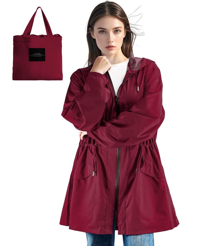 Manteau de pluie femme LAMA veste imperméable et légère pour randonnée