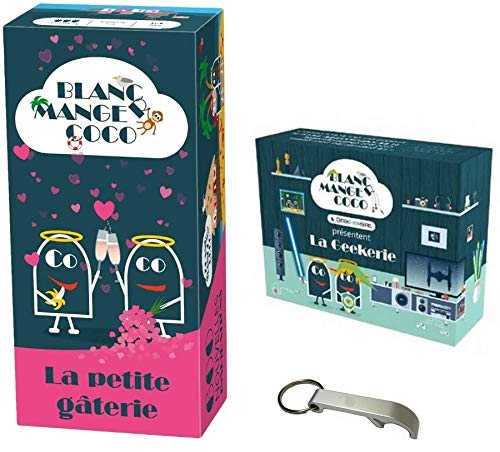 Pack Jeu Blanc Manger Coco Tome 3: La Petite gâterie + Extension La Geekerie + 1 Décapsuleur Blumie