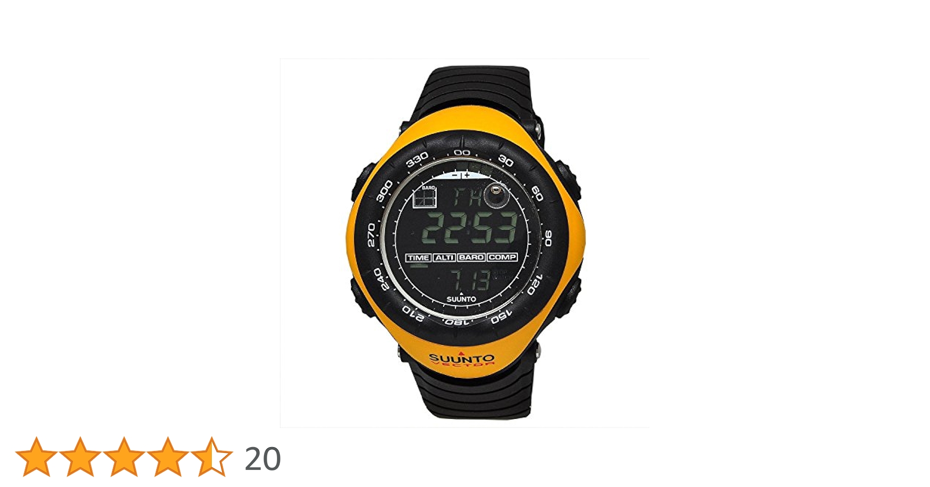Suunto スント Vector ベクター 腕時計 イエロー SUUNTO - スント SUUNTO VECTOR ベクター イエロー クォーツ