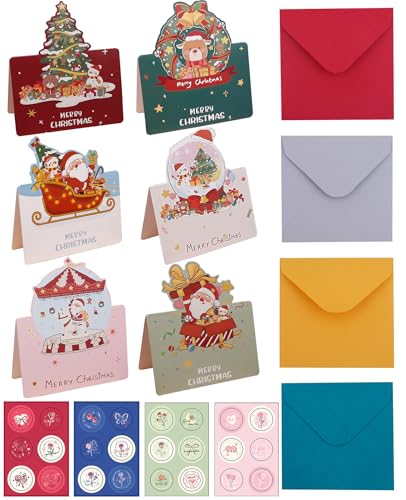 ノーマル　メッセージカード　クリスマスデザイン Amazon | クリスマスカード セット メッセージカード xmas