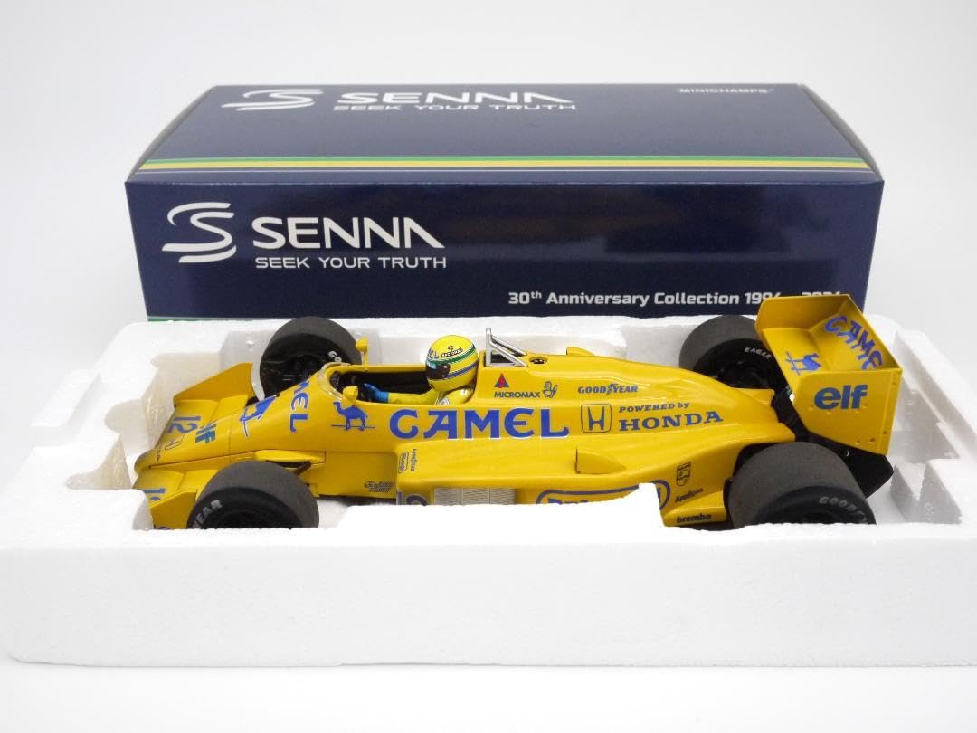 Amazon.co.jp: ミニチャンプス 1/18 ロータス 99T ウェザリング A.セナ 