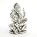 Veronese Design 3 1/8 Tall Ganesha Hindu God Good Fortune Statue Home Decor Resin Hand Made Electroplated Figurine