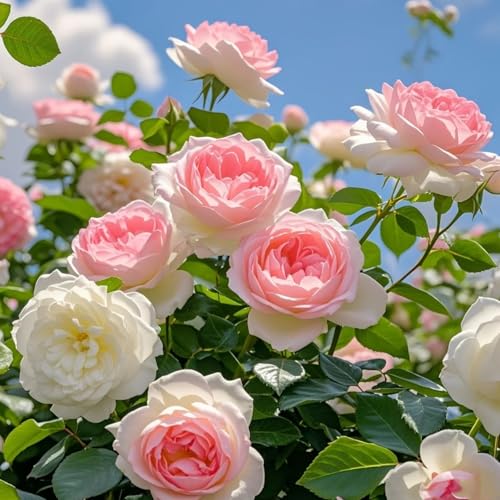 Hybride Rosen - Winterharte, duftende Strauchrosen,-2Rhizome-N