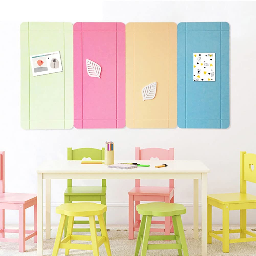 Lot De 12 Panneaux En Feutre Auto-adhésifs 30 X 30 Cm Pour Tableau D