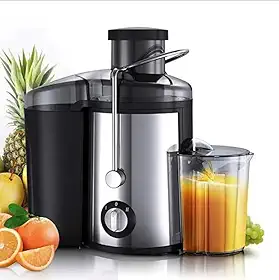 Extrator Elétrico de Espremedor Laranja, 4 em 1, 1500W, Alta Velocidade, Multifunções, Legumes, Carne, Liquidificador 110V