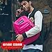 JanSport Mens Classic Mainstream Superbreak Backpack - Cyber Pink / 16.7H X 13W X 8.5D